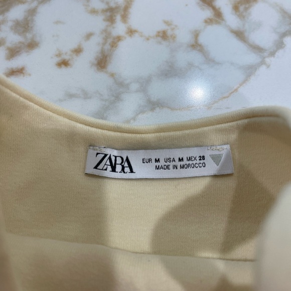 ZARA CUTOUT BODYSUIT SZ M - Picture 4 of 5